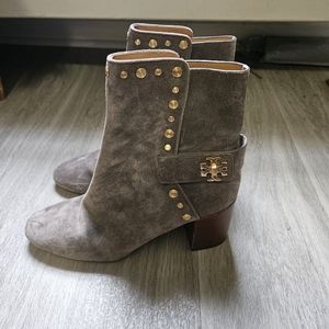 Gray Ankle Boots